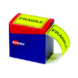 Avery Label Dispenser Fragile-75x99mm 750 Warning Labels